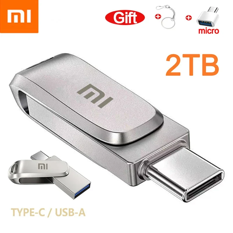 Новый USB 3,2 флэш-накопитель XIAOMI, флэш-накопитель, высокоскоростной флеш-накопитель, 1 ТБ, металлический водонепроницаемый Usb-накопитель Type-C для устройств хранения компьютеров
Новый USB 3,2 флэш-накопитель XIAOMI, флэш-накопитель, высокоскоростной флеш-накопитель, 1 ТБ, металлический водонепроницаемый Usb-накопитель Type-C для устройств хранения компьютеров