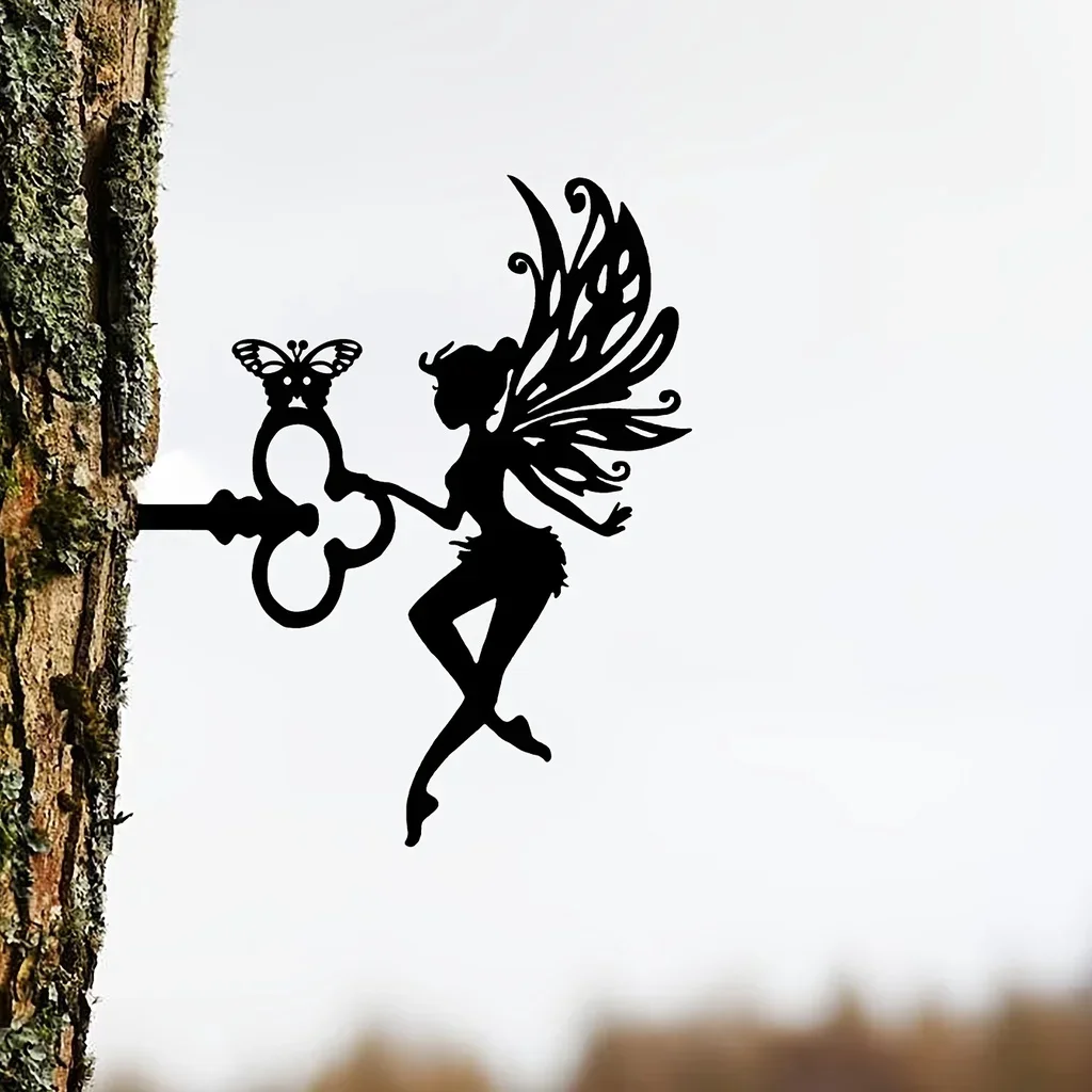metal iron Pretty Elf on Branch Steel Silhouette Metal Wall Hanging Art Home Garden Yard Patio Outdoor Statue Stake Decoration P
metal iron Pretty Elf on Branch Steel Silhouette Metal Wall Hanging Art Home Garden Yard Patio Outdoor Statue Stake Decoration P