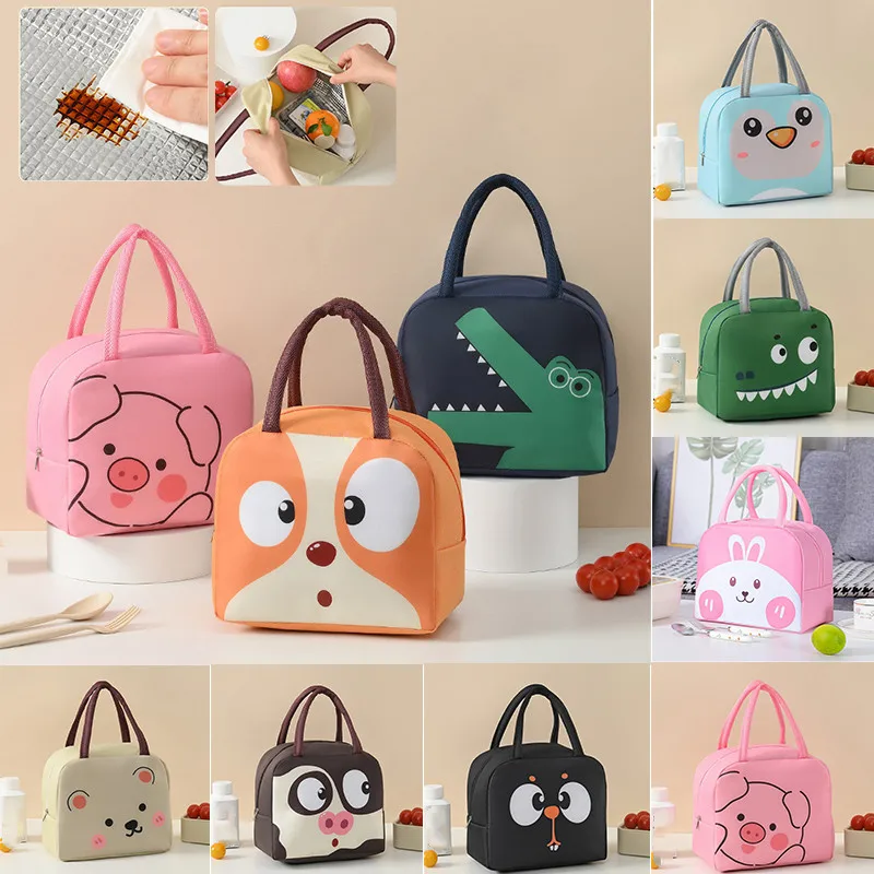 Cute Lunch Bag Cartoon Bento Box Bag Small Thermal Insulated Pouch For Kids Child School Snacks Lunch Box Container Tote Handbag 
Cute Lunch Bag Cartoon Bento Box Bag Small Thermal Insulated Pouch For Kids Child School Snacks Lunch Box Container Tote Handbag