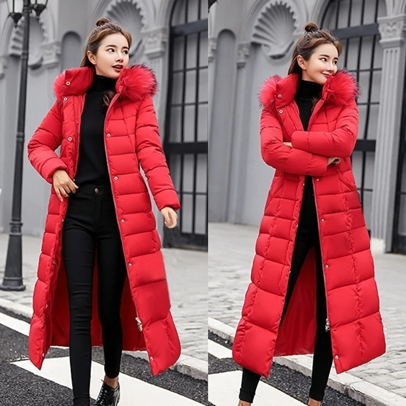 2022 New Fashion Winter Coat Women's Warm Bow Belt Fox Fur Collar Knee Thickening Warm Coat Long Women's Thick Coat
2022 New Fashion Winter Coat Women's Warm Bow Belt Fox Fur Collar Knee Thickening Warm Coat Long Women's Thick Coat
