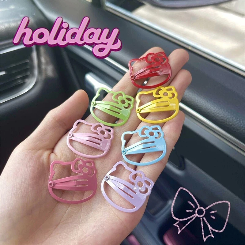 7Pcs Sanrio Kawaii Anime Hello Kitty Children Hair Clip Accessory Cute Sweet Cartoon Bb Clip Headwear Lovely Gifts for Girls
7Pcs Sanrio Kawaii Anime Hello Kitty Children Hair Clip Accessory Cute Sweet Cartoon Bb Clip Headwear Lovely Gifts for Girls