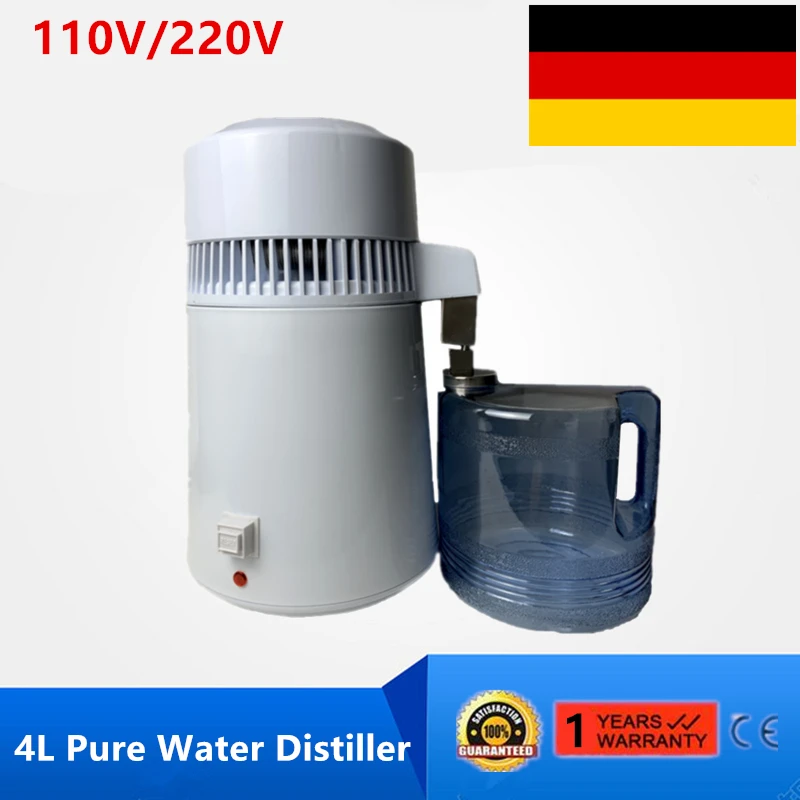 Stainless Steel 750W 4L Pure Water Distiller Water Purifier Container Water Filter Device Household Distilled Water
Stainless Steel 750W 4L Pure Water Distiller Water Purifier Container Water Filter Device Household Distilled Water