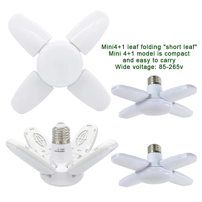 Fan Shape LED Bulb E27 LED Lamp Foldable 85-265V LEDs Light Bulbs For Home Ceiling Lamp Warehouse Garage Light Warm White
Fan Shape LED Bulb E27 LED Lamp Foldable 85-265V LEDs Light Bulbs For Home Ceiling Lamp Warehouse Garage Light Warm White