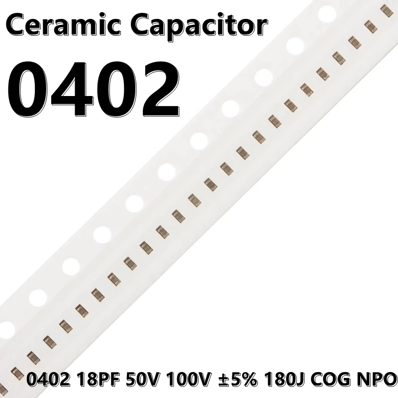 (100 шт.) 0402 18PF 50 в 100 В ± 5% 180J COG NPO 1005 SMD керамические конденсаторы
(100 шт.) 0402 18PF 50 в 100 В ± 5% 180J COG NPO 1005 SMD керамические конденсаторы
