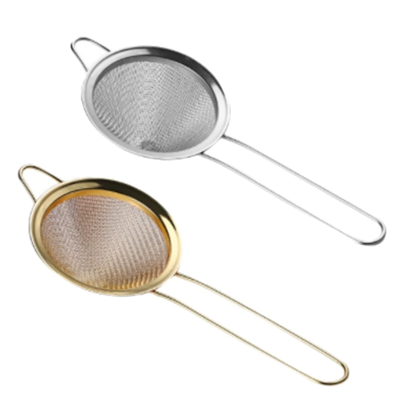 Fine Mesh Strainer, Colander Sieve Sifters With Long Handle For Kitchen Bar Tools Juice Strainer Cooking Metal Colander Drainer
Fine Mesh Strainer, Colander Sieve Sifters With Long Handle For Kitchen Bar Tools Juice Strainer Cooking Metal Colander Drainer