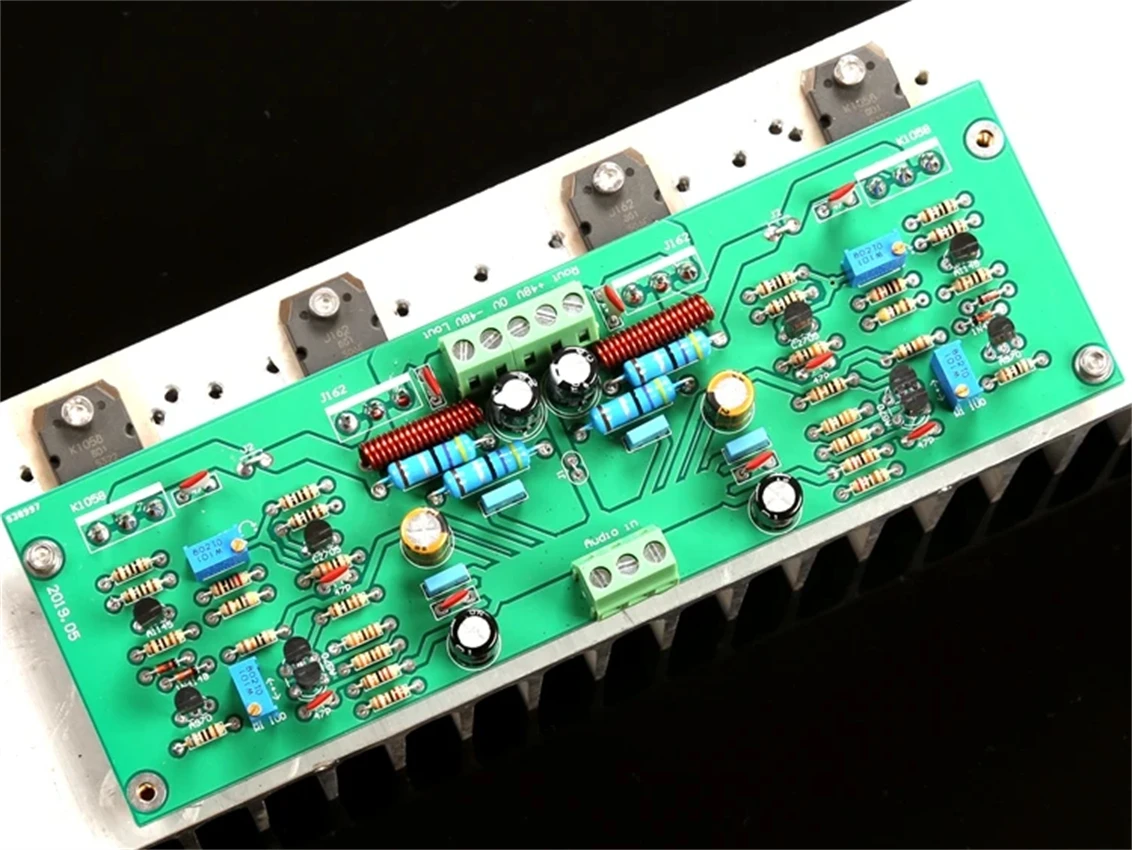 AURA VA50 Two-channel Field Tube Power Amplifier Board 50W 8Ω Amplifier Board /Power Supply: DC ± 30v - ± 45v / 30-70w/8 Ω
AURA VA50 Two-channel Field Tube Power Amplifier Board 50W 8Ω Amplifier Board /Power Supply: DC ± 30v - ± 45v / 30-70w/8 Ω