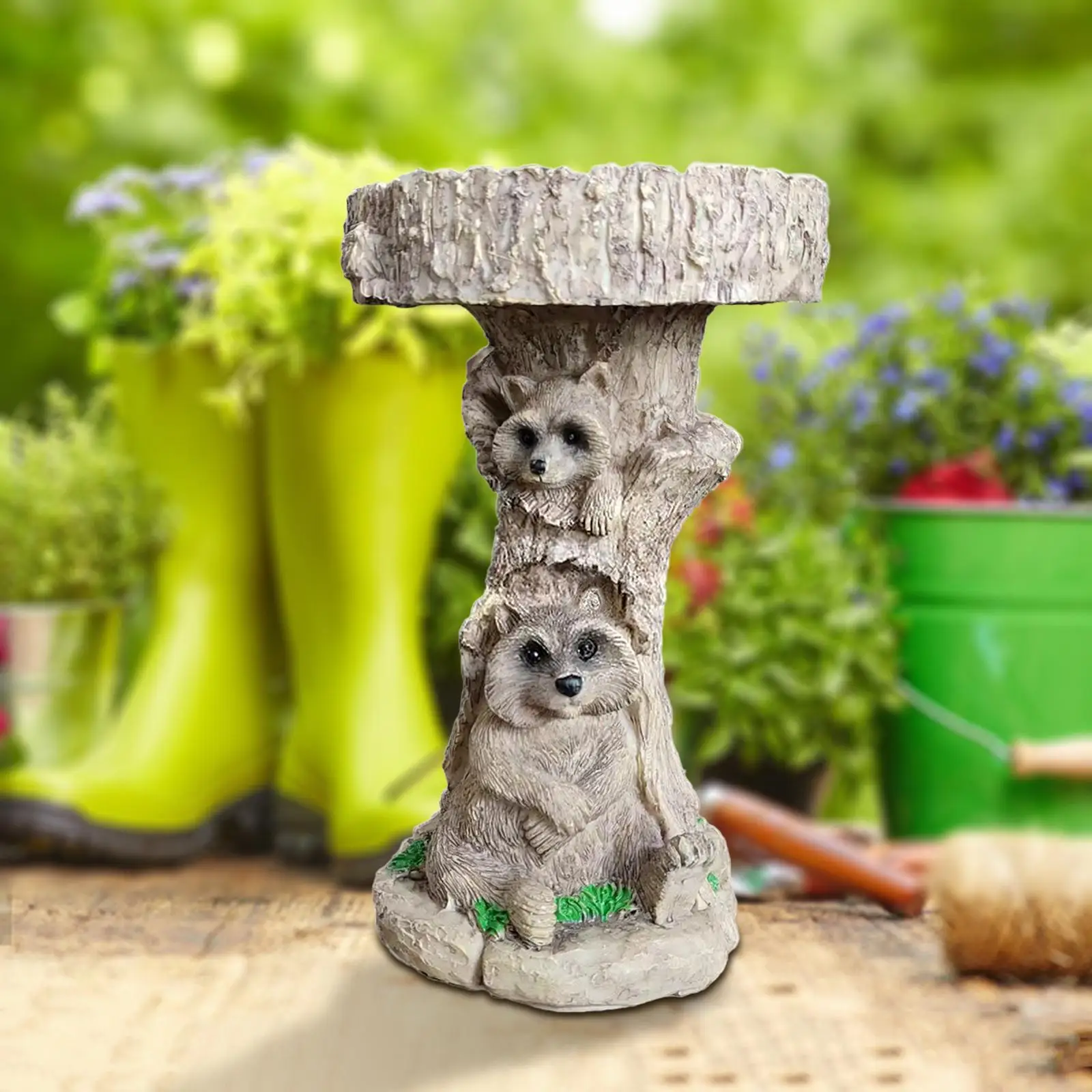 Кормушка для птиц из енота, симпатичная скульптура в форме енота для новоселья, подарок для дома
Кормушка для птиц из енота, симпатичная скульптура в форме енота для новоселья, подарок для дома