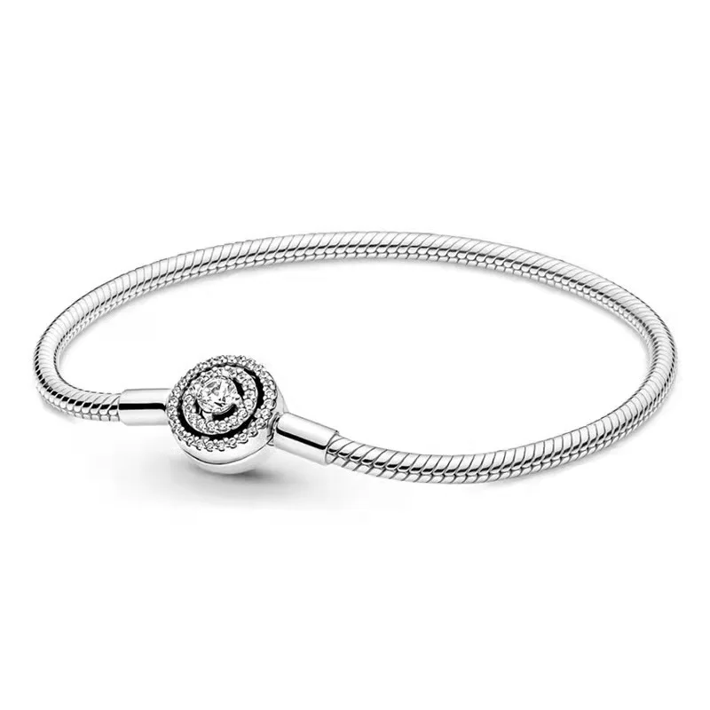 pan S925 Sterling Silver Bracelet Silver Beads Silver Beads DIY accessories round button head full diamond snake bone
pan S925 Sterling Silver Bracelet Silver Beads Silver Beads DIY accessories round button head full diamond snake bone