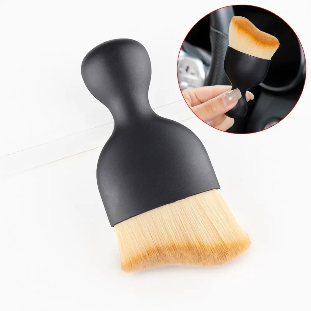 

Car Interior Cleaning Brush Dust Removal Makeup Brush Detailing Clean Dashboard Air Outlet Gap Soft Multifuntional Auto Tool