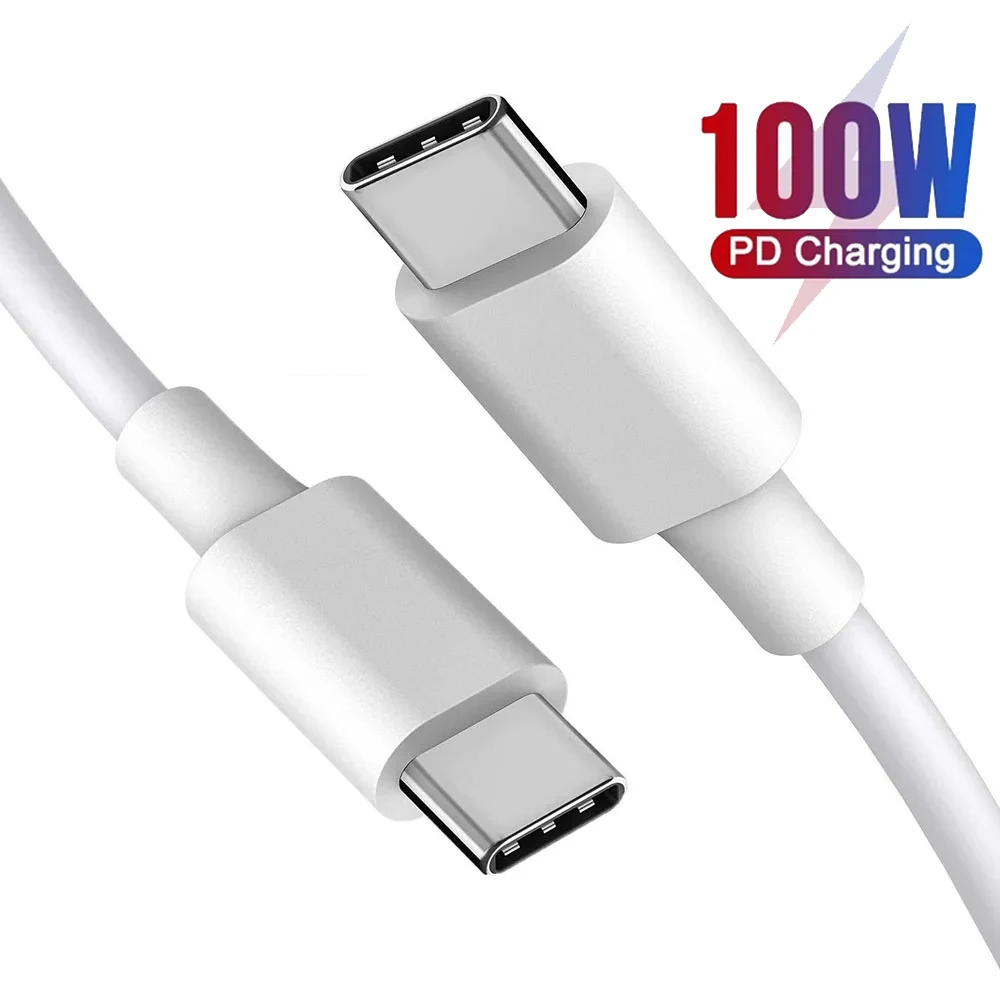 100W C To C Type-C Cable USB C PD Fast Charging Charger Wire Cord For iPhone 15 Macbook Samsung Xiaomi Huawei Type C USB C Cable
100W C To C Type-C Cable USB C PD Fast Charging Charger Wire Cord For iPhone 15 Macbook Samsung Xiaomi Huawei Type C USB C Cable
