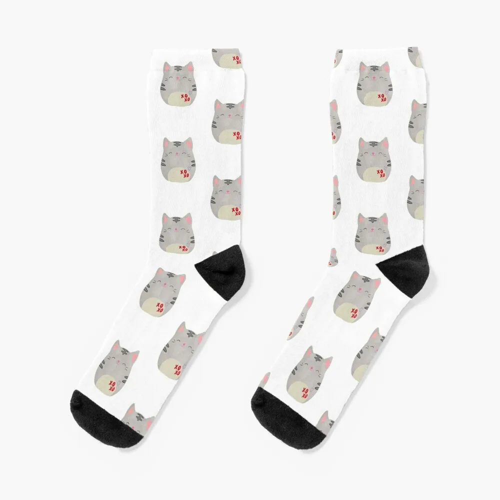 

Squish носки с котенком спортивные походные ботинки для бега яркие Подвязки для девочек и мужчин
