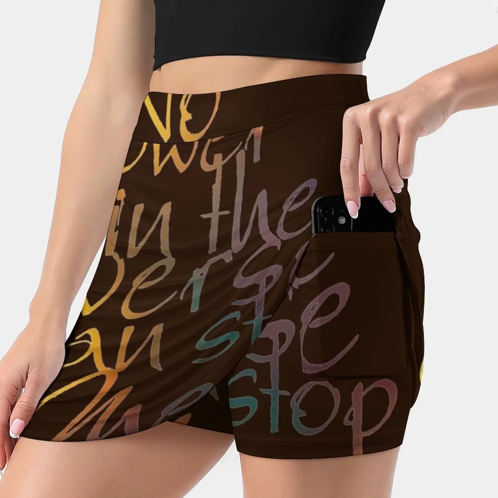 

No Power In The 'Verse Can Stop Me , Browncoats Forever Women's skirt With Hide Pocket Tennis Skirt Golf Skirts Badminton