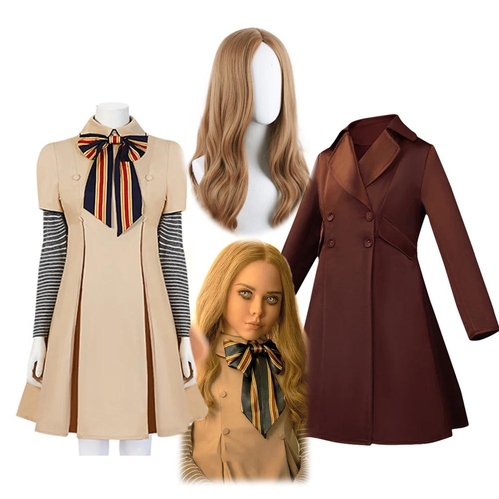 M3GAN Cosplay Costume Wig Megan Dress M3GAN Full Set Outfit for Girls and Adult Cosplay Wig
M3GAN Cosplay Costume Wig Megan Dress M3GAN Full Set Outfit for Girls and Adult Cosplay Wig