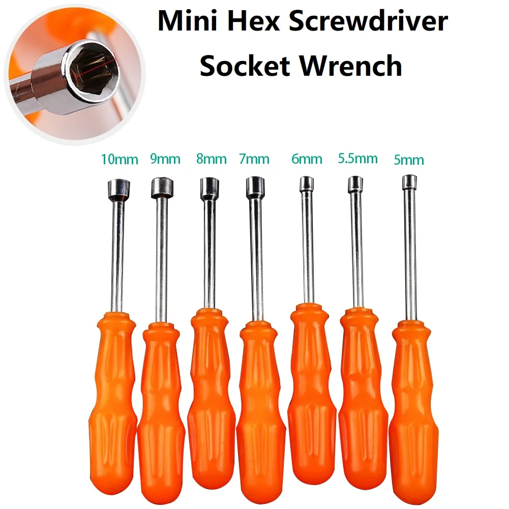 Wrench Nut Shank Drill Bit Screwdriver Socket Socket Wrench 6 Angle Wrench 1pc 5/5.5/6/7/8/9/10mm Carbon Steel Orange
Wrench Nut Shank Drill Bit Screwdriver Socket Socket Wrench 6 Angle Wrench 1pc 5/5.5/6/7/8/9/10mm Carbon Steel Orange