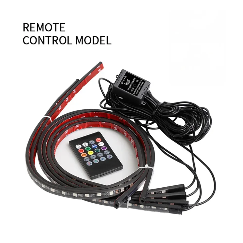 Colorful LED Chassis Lights Modified, Bluetooth APP Decorative Light Strip, Sound-Controlled Car Interior Atmosphere Lights
Colorful LED Chassis Lights Modified, Bluetooth APP Decorative Light Strip, Sound-Controlled Car Interior Atmosphere Lights