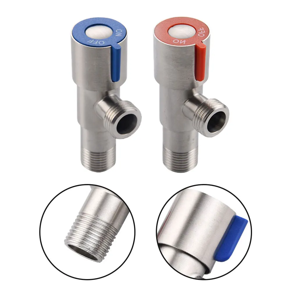 Stainless Steel Triangle Valve 1/2" For Bathrooms, Kitchens Cold Hot Water Stop Valve Sink Replacement Tool Accessories
Stainless Steel Triangle Valve 1/2" For Bathrooms, Kitchens Cold Hot Water Stop Valve Sink Replacement Tool Accessories
