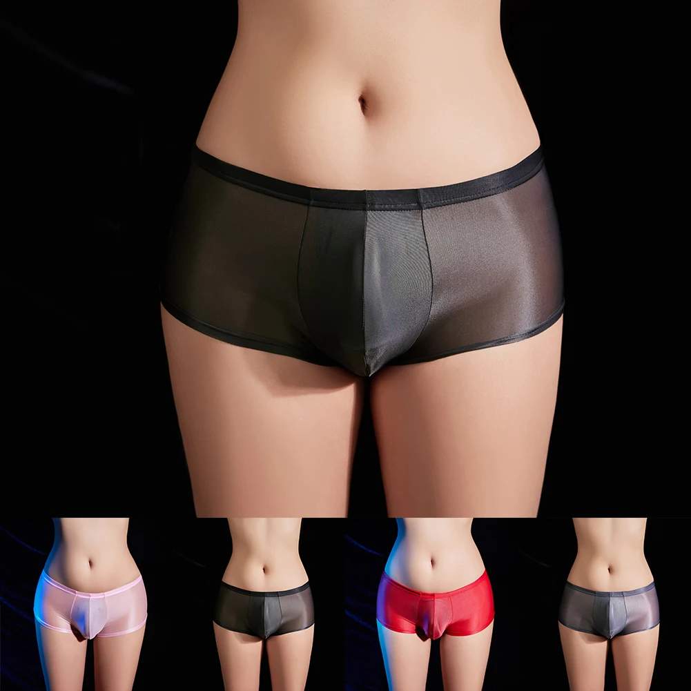 Shiny Glossy Boxers Mens Seamless Convex Pouch Panties Stretch Breathable Lingerie Knickers Intimate Low Waist Ice Silk Trunk
Shiny Glossy Boxers Mens Seamless Convex Pouch Panties Stretch Breathable Lingerie Knickers Intimate Low Waist Ice Silk Trunk