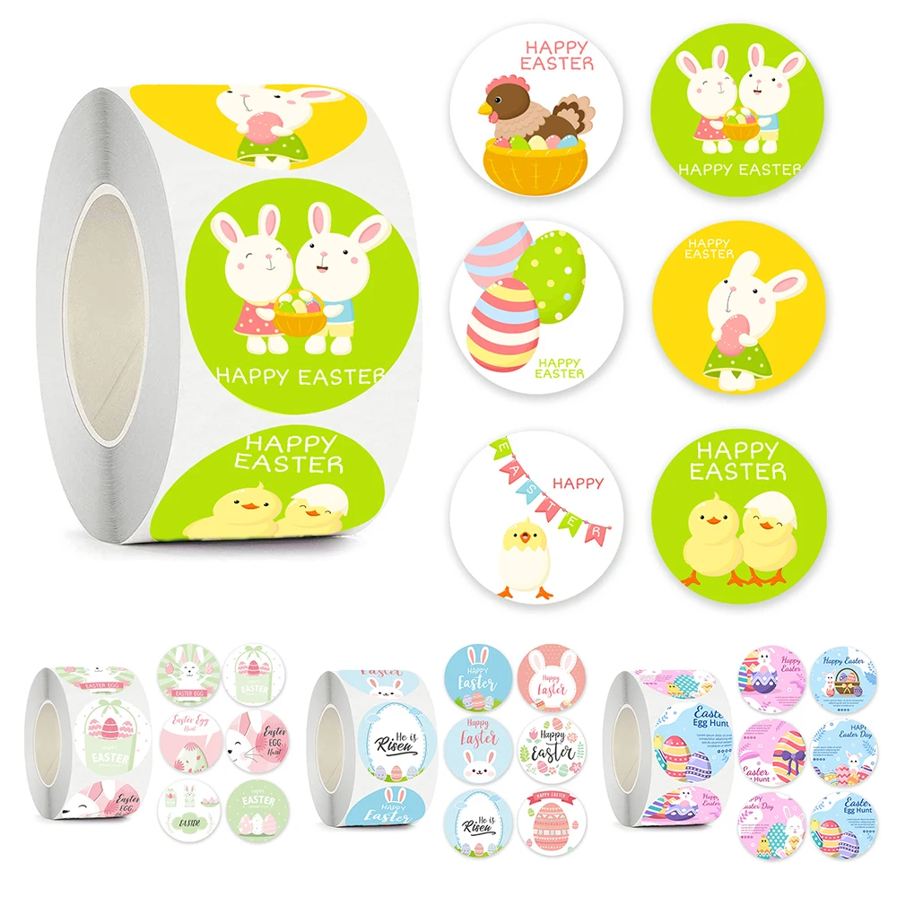 500Pcs Happy Easter Stickers Children's Gifts Party Decoration DIY Scrapbook Stationery
500Pcs Happy Easter Stickers Children's Gifts Party Decoration DIY Scrapbook Stationery