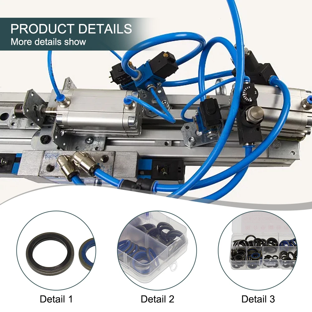 100pcs/ 245pcs Assorted Sealing Gasket Combination Gasket M6 - M16 M6 - M30 M6 To M30 Repair Box Practical To Use
100pcs/ 245pcs Assorted Sealing Gasket Combination Gasket M6 - M16 M6 - M30 M6 To M30 Repair Box Practical To Use