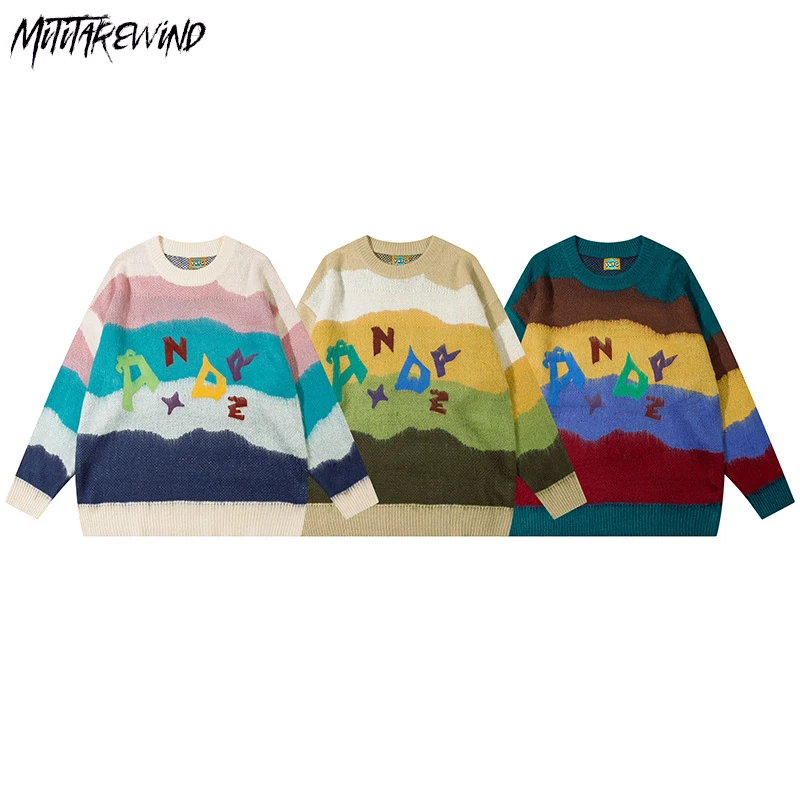 Autumn Winter Letter Print Sweaters Couple Knitwear Pullover O Neck Fashion Streetwear Long Sleeve Harajuku Graphic Sweaters
Autumn Winter Letter Print Sweaters Couple Knitwear Pullover O Neck Fashion Streetwear Long Sleeve Harajuku Graphic Sweaters