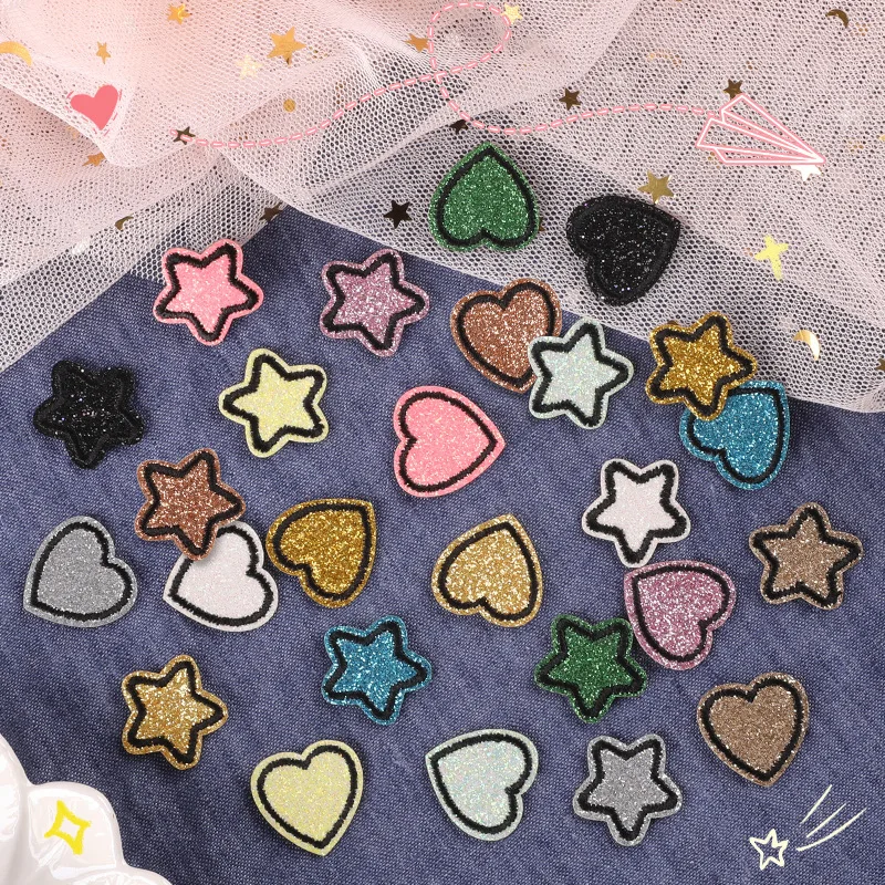 10pcs Love Heart Glitter Sequins Patches Iron On Patches Sparkling Star Patches Jeans Clothing Decorations Ornament Accessory
10pcs Love Heart Glitter Sequins Patches Iron On Patches Sparkling Star Patches Jeans Clothing Decorations Ornament Accessory