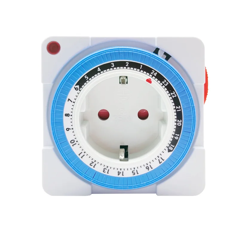 EU Timer Switch Timer 24 Hours Plug in Mechanical Grounded Programmable Smart Countdown loop Switch Socket Indoor Auto Power off
EU Timer Switch Timer 24 Hours Plug in Mechanical Grounded Programmable Smart Countdown loop Switch Socket Indoor Auto Power off