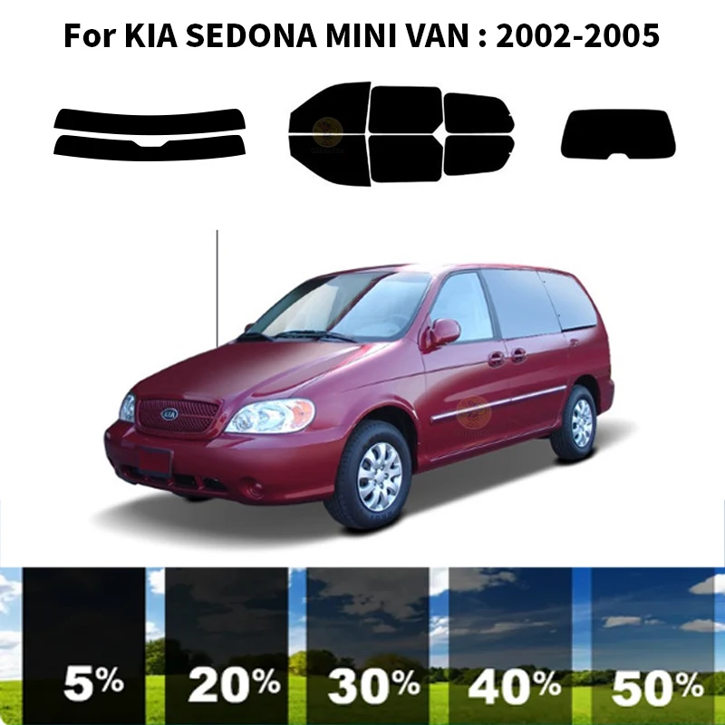 Precut nanoceramics car UV Window Tint Kit Automotive Window Film For KIA SEDONA MINI VAN 2002-2005
Precut nanoceramics car UV Window Tint Kit Automotive Window Film For KIA SEDONA MINI VAN 2002-2005