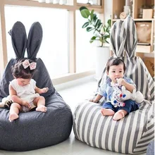 Ins Nordic stripe cute rabbit ear children's sofa lazy sofa stool leisure removable bean bag home decor
Ins Nordic stripe cute rabbit ear children's sofa lazy sofa stool leisure removable bean bag home decor