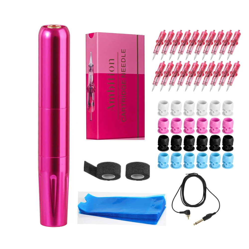 Pen Tattoo Machine Kit 3mm Stroke Eyebrow Lips RCA Permanent Makeup Machine Cartridge Needles Set for Make up Eyeliner Scalp
Pen Tattoo Machine Kit 3mm Stroke Eyebrow Lips RCA Permanent Makeup Machine Cartridge Needles Set for Make up Eyeliner Scalp