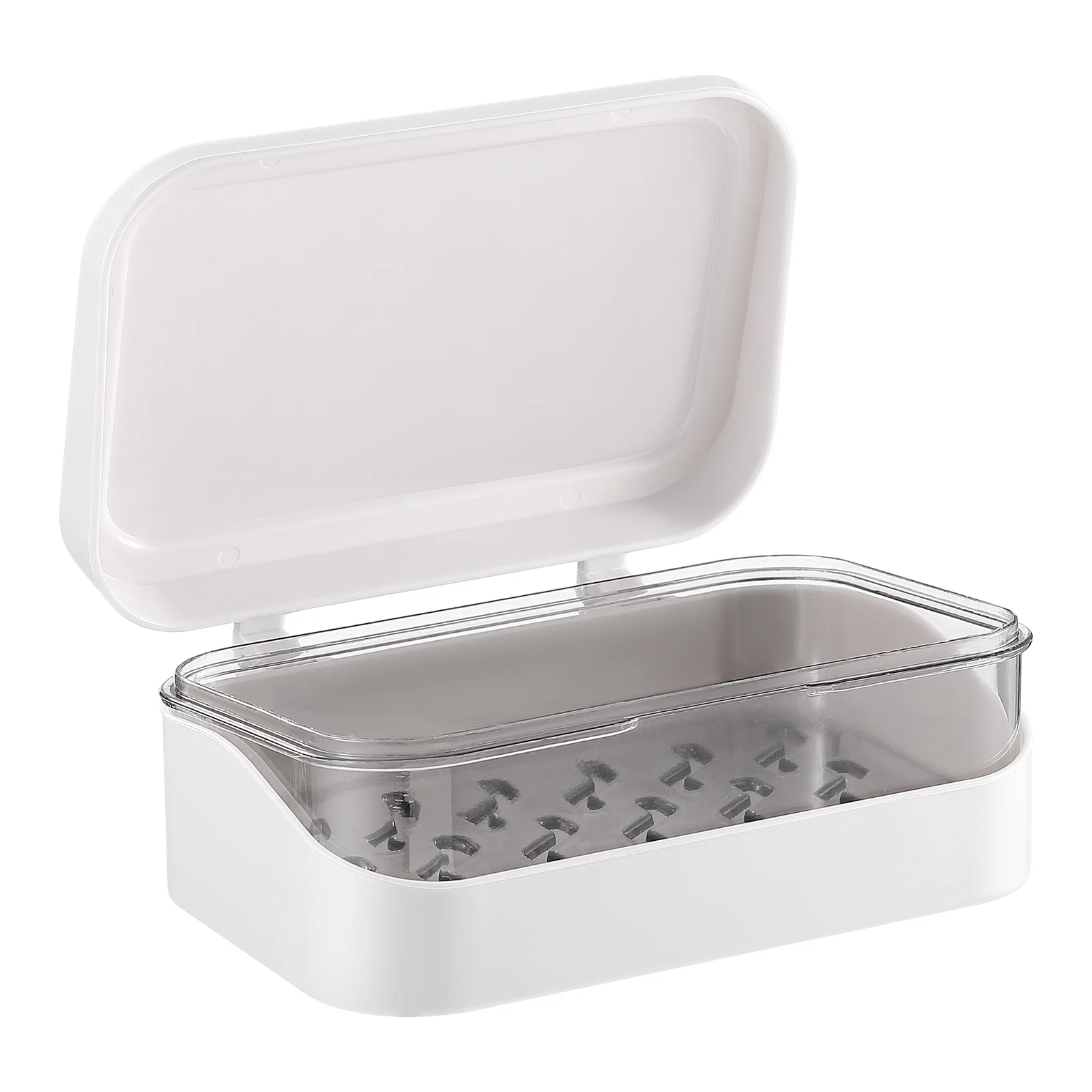 OUNONA Soap Draining Box Soap Storage Rack Plastic Soap Container Bathroom Supply Household Soap Box with Lid
OUNONA Soap Draining Box Soap Storage Rack Plastic Soap Container Bathroom Supply Household Soap Box with Lid