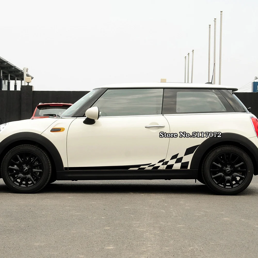 2pieces Cay Styling Side Decal for Mini Cooper F56 2014-Present Hatch Hardtop Side Stripes Checkered Flag Checkerboard Stickers
2pieces Cay Styling Side Decal for Mini Cooper F56 2014-Present Hatch Hardtop Side Stripes Checkered Flag Checkerboard Stickers