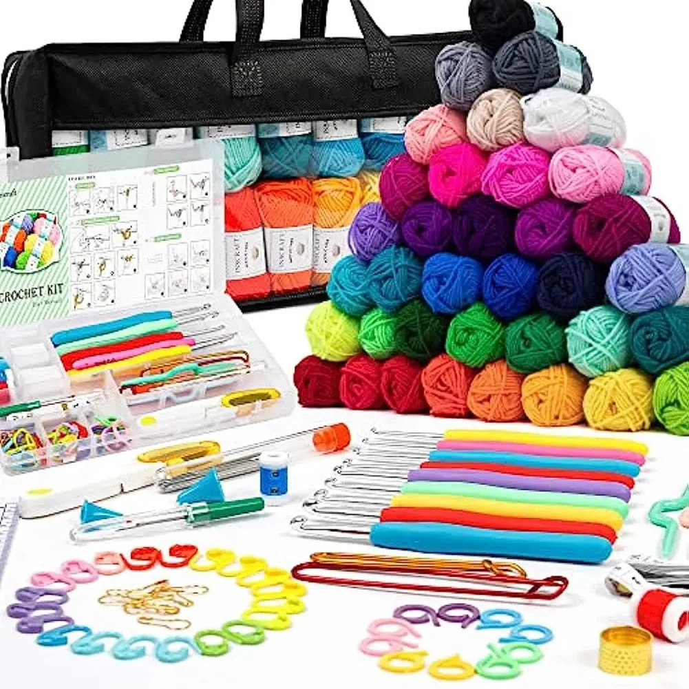 DIY Hand Sewing and Knitting Set 113 Crochet Hooks with Storage Box Unleash Your Creativity Craft Beautiful Handmade Items
DIY Hand Sewing and Knitting Set 113 Crochet Hooks with Storage Box Unleash Your Creativity Craft Beautiful Handmade Items