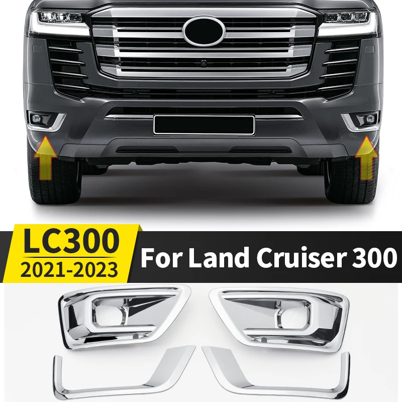 For Toyota Land Cruiser 300 2021 2022 Lc300 Exterior Upgrade Decoration Accessories High Gloss Chrome Fog Lamp Cover Body Kit
For Toyota Land Cruiser 300 2021 2022 Lc300 Exterior Upgrade Decoration Accessories High Gloss Chrome Fog Lamp Cover Body Kit