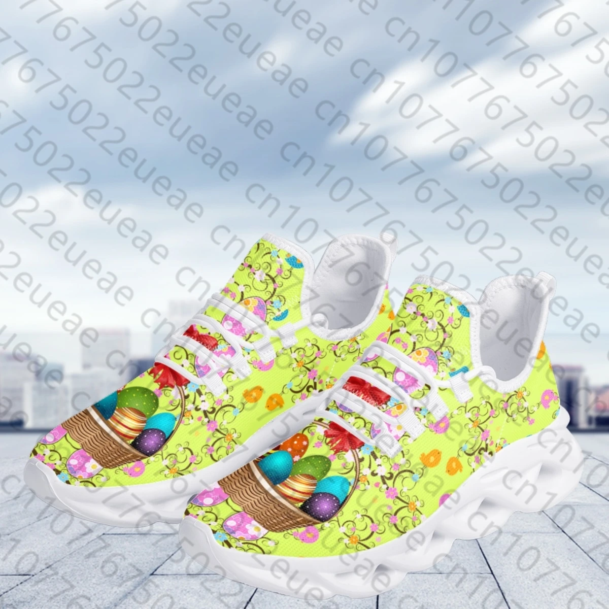 Women's Easter Egg Flats Shoes Gift Fashion Floral Print Female Mesh Light Sneakers Comfortable Outdoor Walking Shoes Zapatillas
Women's Easter Egg Flats Shoes Gift Fashion Floral Print Female Mesh Light Sneakers Comfortable Outdoor Walking Shoes Zapatillas