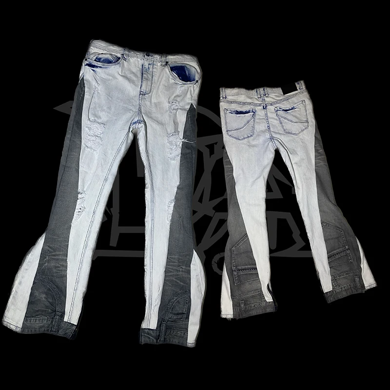 PFNW Spring Autumn New Men's Slim Niche Vintage Denim Pants High Street Casual Tide Outdoor Hiphop Patchwork Flare Jeans 28A2915
PFNW Spring Autumn New Men's Slim Niche Vintage Denim Pants High Street Casual Tide Outdoor Hiphop Patchwork Flare Jeans 28A2915