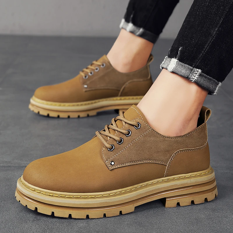 Genuine Leather Men Shoes lace up oxfords Comfortable Outdoor fashion Casual Shoes Man lace up Moccasins Shoes men Retro Leisure
Genuine Leather Men Shoes lace up oxfords Comfortable Outdoor fashion Casual Shoes Man lace up Moccasins Shoes men Retro Leisure