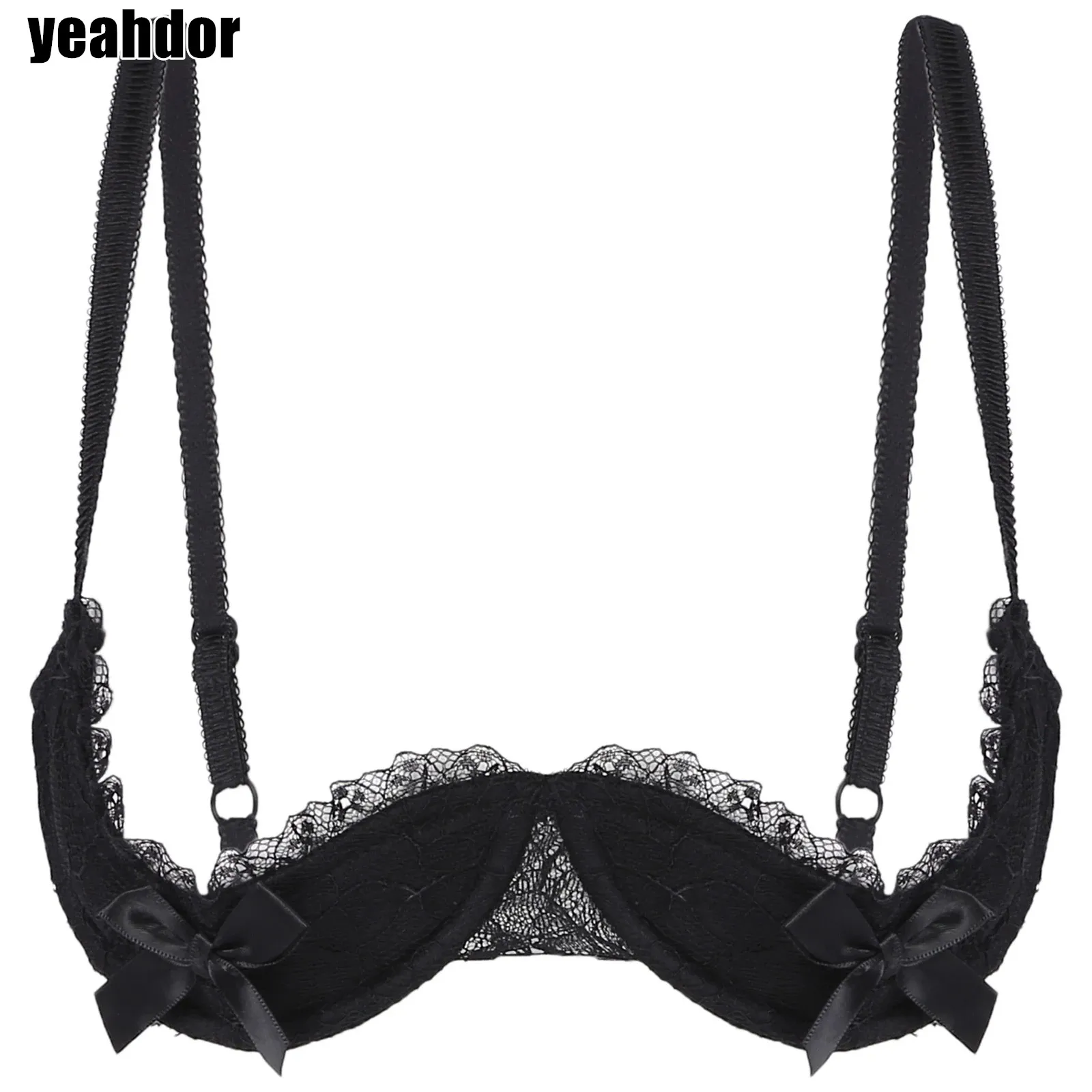 Womens Sexy Half Cup Bra Open Cups Bra Padded Underwired Female Adjustable Straps Brassiere Lingerie Underwear Nightclub Bra Top
Womens Sexy Half Cup Bra Open Cups Bra Padded Underwired Female Adjustable Straps Brassiere Lingerie Underwear Nightclub Bra Top