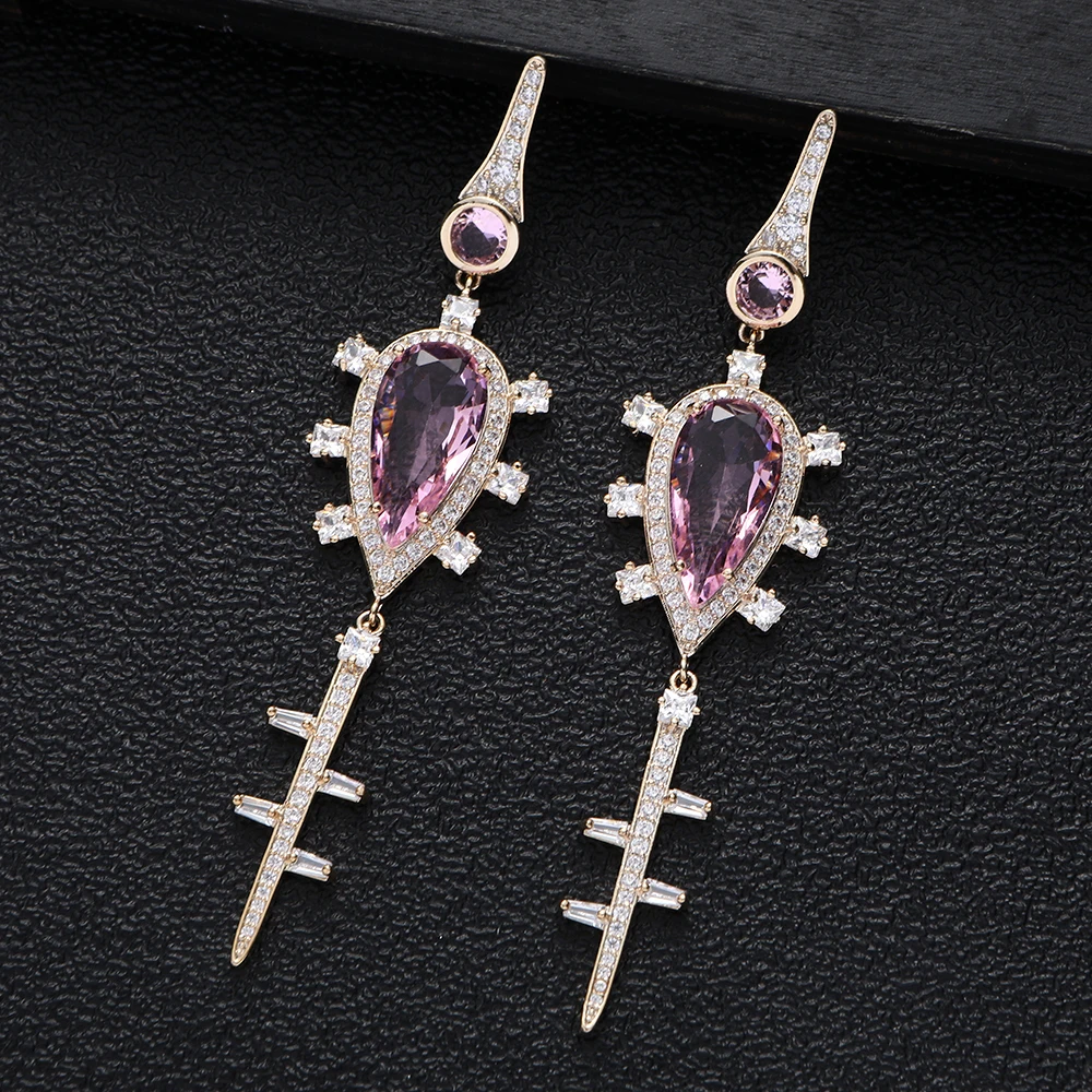 New Arrival Luxury Trendy Full Geometry Cubic Zirconium Naija Wedding Women Earring Fashion Jewelry A20241
New Arrival Luxury Trendy Full Geometry Cubic Zirconium Naija Wedding Women Earring Fashion Jewelry A20241