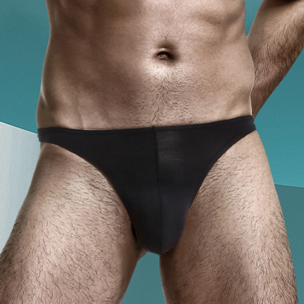 Sexy Men's Solid Color Convex Pouch Underpants Low Rise Pouch Underwear Ice Silk T-back Thongs Slip Hombre Breathable Briefs
Sexy Men's Solid Color Convex Pouch Underpants Low Rise Pouch Underwear Ice Silk T-back Thongs Slip Hombre Breathable Briefs