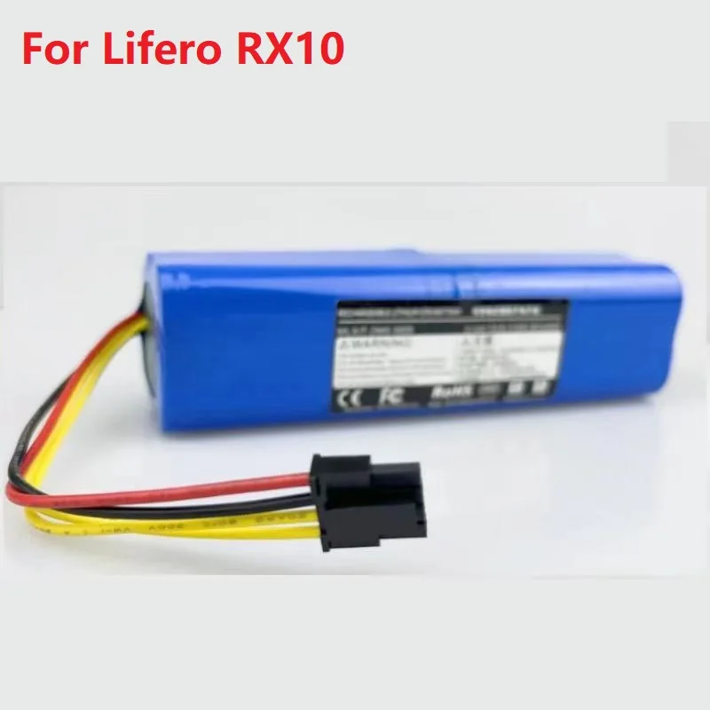 Перезаряжаемый литий-ионный аккумулятор Lifero RX10 для робота-пылесоса Lifero RX10, аккумулятор емкостью 5200 мАч
Перезаряжаемый литий-ионный аккумулятор Lifero RX10 для робота-пылесоса Lifero RX10, аккумулятор емкостью 5200 мАч