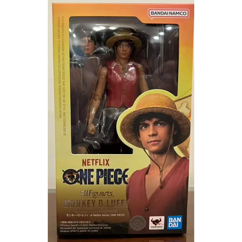 Оригинальный подлинный Tamashii S.h. Фигуртс SHF 15 см One Piece Netflix Live action version Monkey D. Игрушечная фигурка Luffy
Оригинальный подлинный Tamashii S.h. Фигуртс SHF 15 см One Piece Netflix Live action version Monkey D. Игрушечная фигурка Luffy