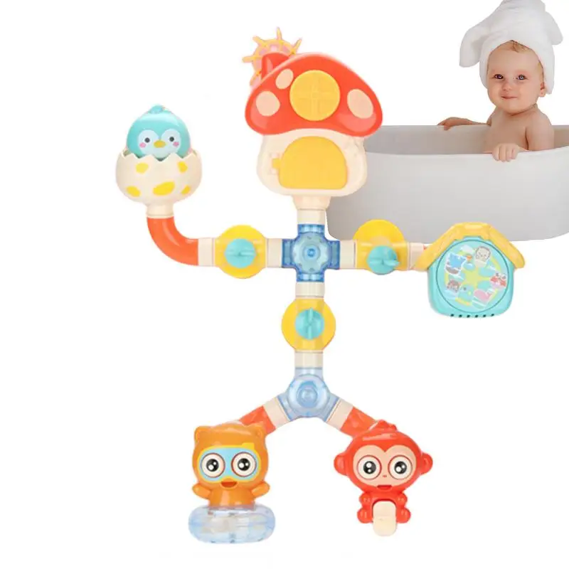 

Water Spray Bath Toy Cartoon Bathroom Bathtub Toy Bathtub Toy With Powerful Suction Cups For Pool Bathtub Shower And Beach