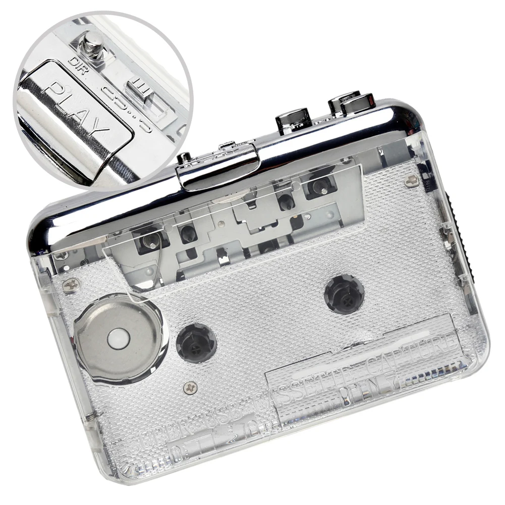 Convenient Full Transparent Case Cassette to MP3 Converter Digitize Your Tape Collection for Playback Anytime Anywhere
Convenient Full Transparent Case Cassette to MP3 Converter Digitize Your Tape Collection for Playback Anytime Anywhere
