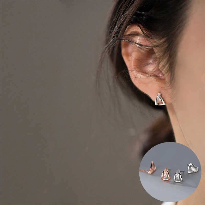 100% 925 Sterling Silver Zircon Geometric Earrings for Women Girl Simple Arc Hollow Out Design Jewelry Party Gift Dropshipping
100% 925 Sterling Silver Zircon Geometric Earrings for Women Girl Simple Arc Hollow Out Design Jewelry Party Gift Dropshipping