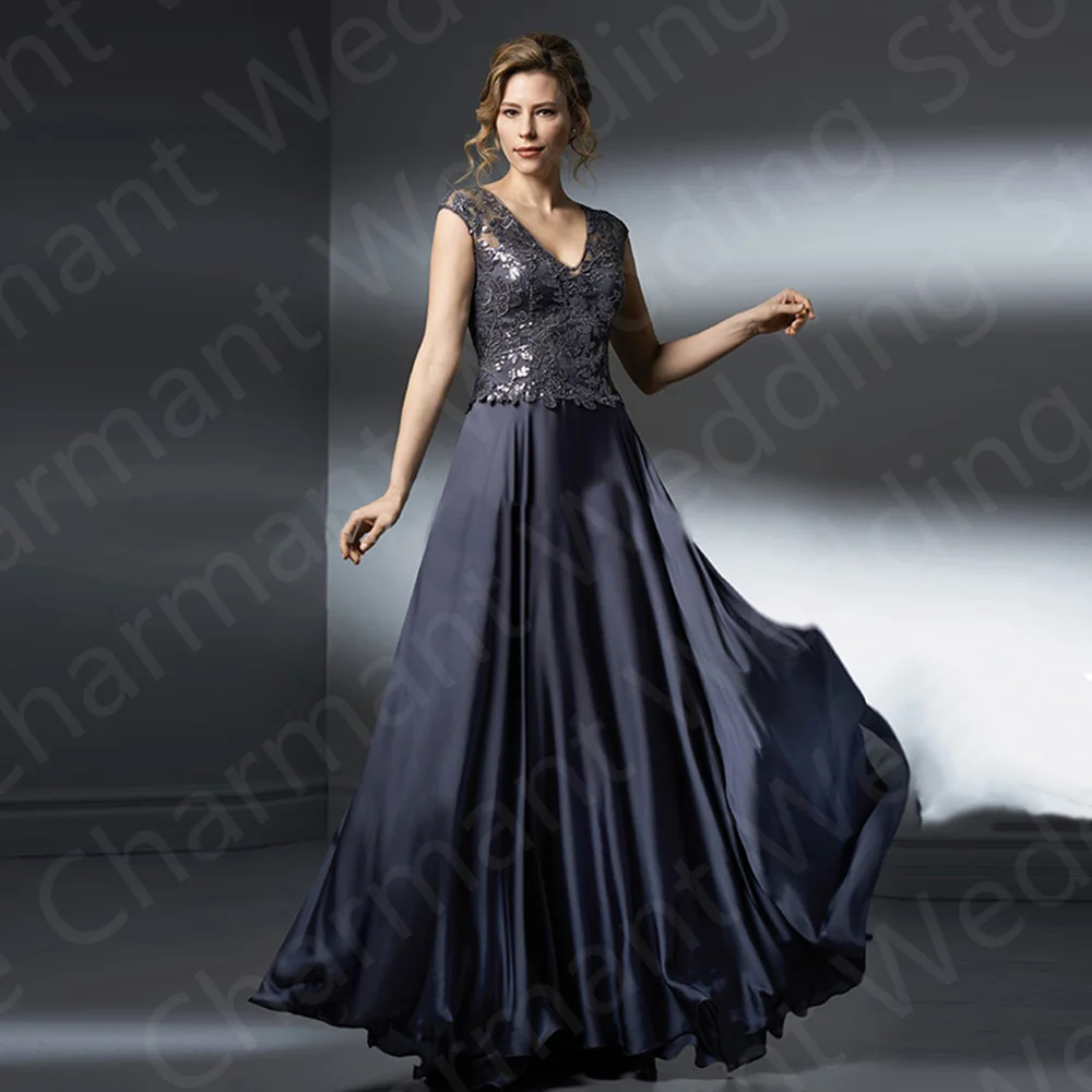 On Sale Charming 2023 Mother of the Bride Dresses Dark Navy Lace V Neckline Wedding Guest Gowns Cap Sleeves
On Sale Charming 2023 Mother of the Bride Dresses Dark Navy Lace V Neckline Wedding Guest Gowns Cap Sleeves
