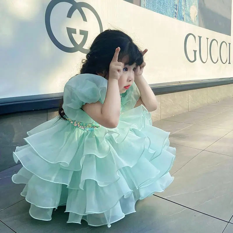 Girls 2023 New Princess Dress High end Dress Piano Walk Show Host Performance Children's Birthday Dress Fluffy
Girls 2023 New Princess Dress High end Dress Piano Walk Show Host Performance Children's Birthday Dress Fluffy
