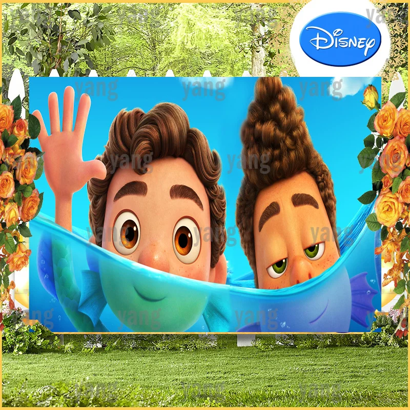 Голубой летний фон для фотосъемки с изображением праздвечерние дня рождения в стиле Диснея
Голубой летний фон для фотосъемки с изображением праздвечерние дня рождения в стиле Диснея