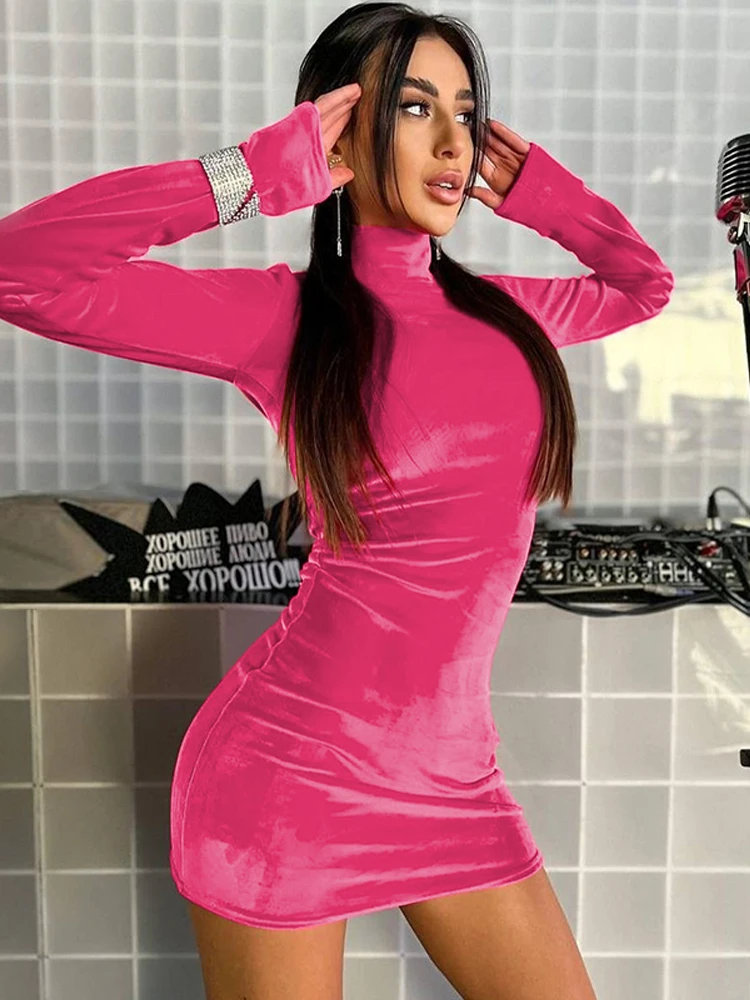2023 Velvet Autumn Winter Dress Women Long Sleeve Bodycon Short Party Dresses Casual Y2k Short Club Vestidos
2023 Velvet Autumn Winter Dress Women Long Sleeve Bodycon Short Party Dresses Casual Y2k Short Club Vestidos