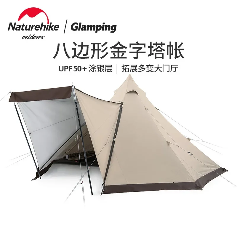 Naturehike Outdoor Multi-person UV Protection Large Space With Chimney 5-8 People Ranch Octagonal Pyramid Tent NH20ZP014
Naturehike Outdoor Multi-person UV Protection Large Space With Chimney 5-8 People Ranch Octagonal Pyramid Tent NH20ZP014