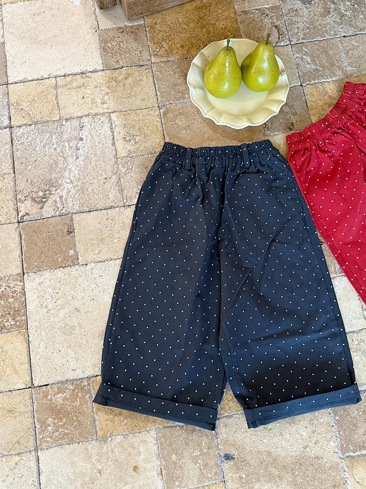 2025 Autumn New Children Loose Trousers Cotton Girls Polka Dot Casual Pants Boys Harem Pants Kids Straight Pants Baby Clothes 41 Sc82330ee7fcb480183f6e2a7e1ac107cR